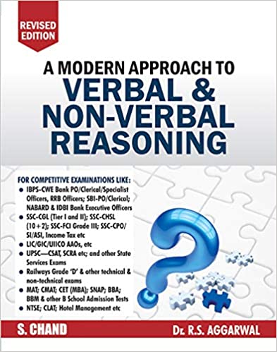 A Modern Approach to Verbal & Non-Verbal Reasoning By R S Aggrawal | Free PDF Download | Ebook download