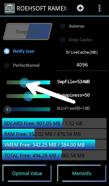 increase android ram trick