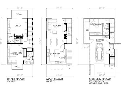 Level 3-storey Contemporary House And 3-bedroom