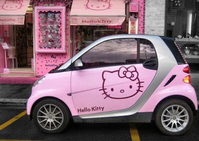 hello kitty car