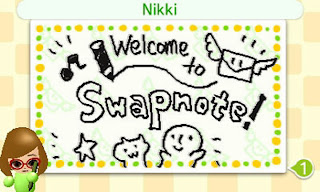 Swapnote Nikki Nintendo 3DS