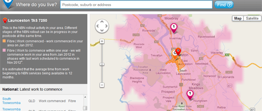 In Commonwealth of Australia a novel broadband network is beingness rolled out New Australia's New Broadband Network Map