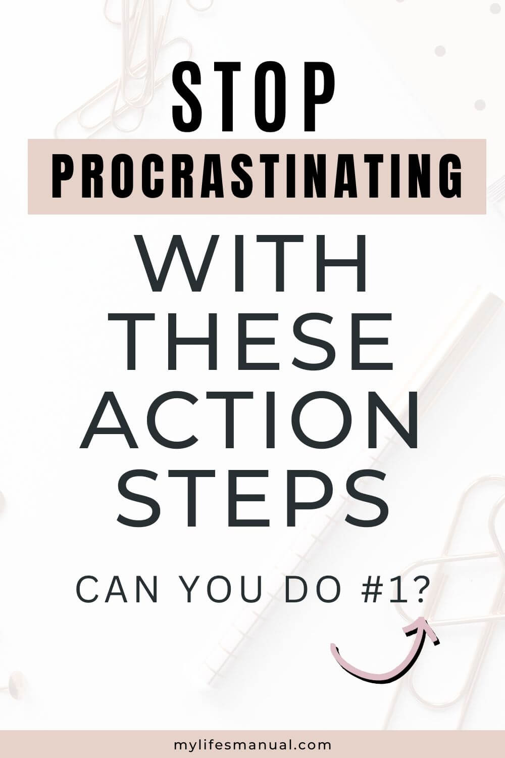 How to stop procrastinating. These simple 3 steps should help you start doing when you feel so lazy. Boost your productivity and get things done.