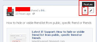 Minimize post to Feature Post in Facebook Timeline