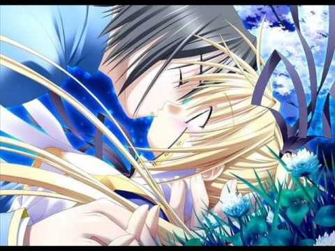 anime couples kiss. cute anime couples kiss.