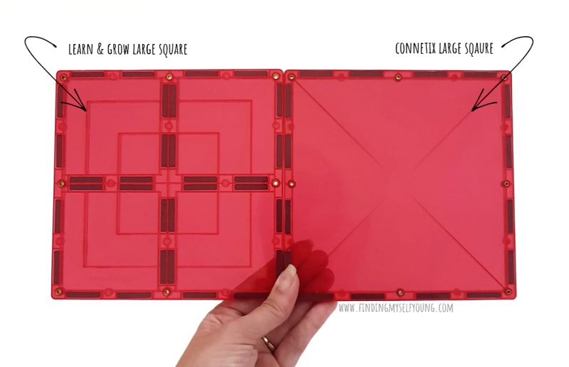 magnetic tile large square comparison