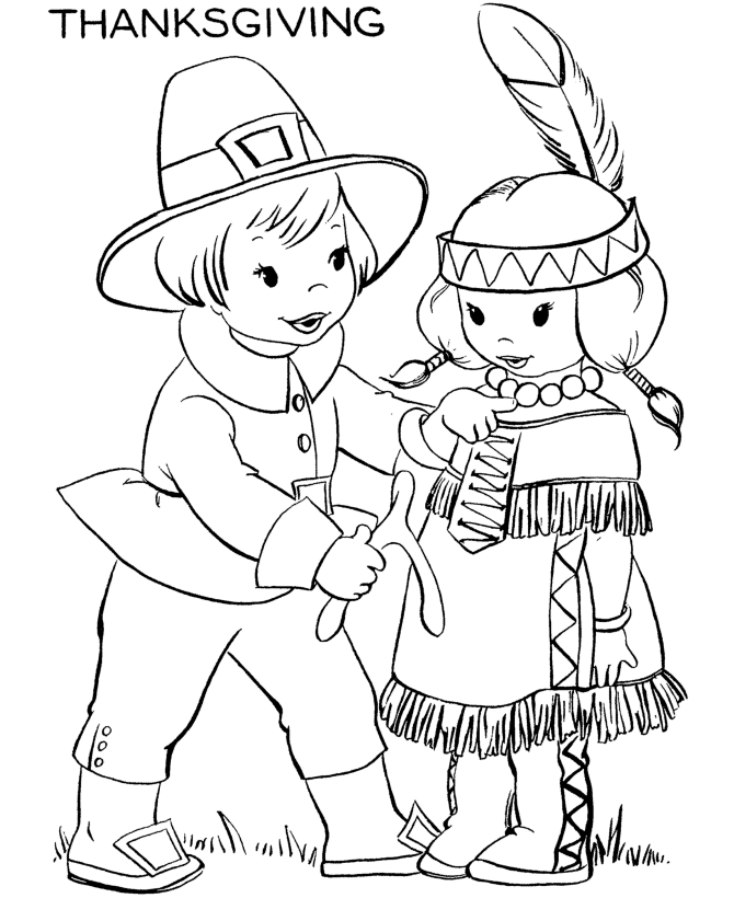 Coloring Sheets For Thanksgiving 9