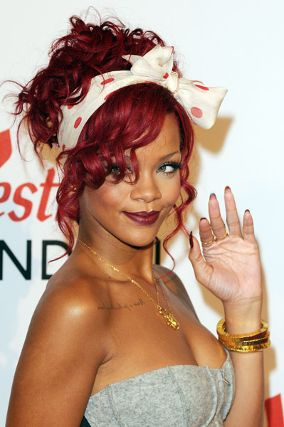 rihanna red hair hot. red-haired- hot you must