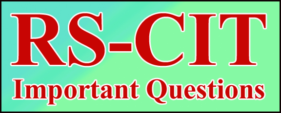 New Most Important RSCIT Exam Questions Paper in Hindi PDF | All Competition Computer Exam Questions