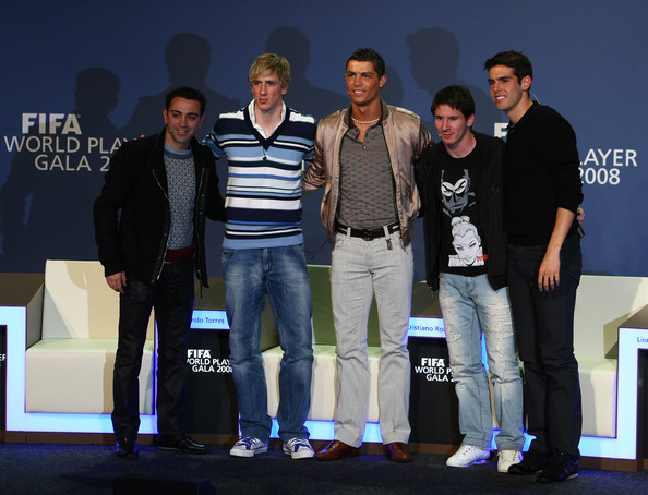 RONALDO, KAKA AND MESSI }