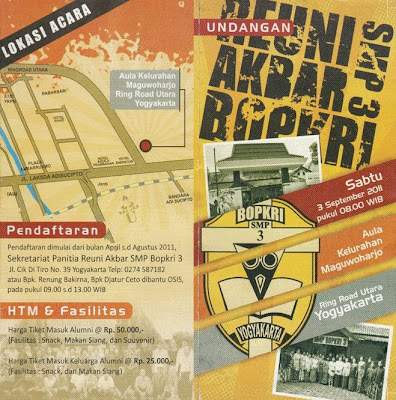 Alumni SMP Bopkri 3 Yogyakarta: Undangan Reuni Akbar SMP 