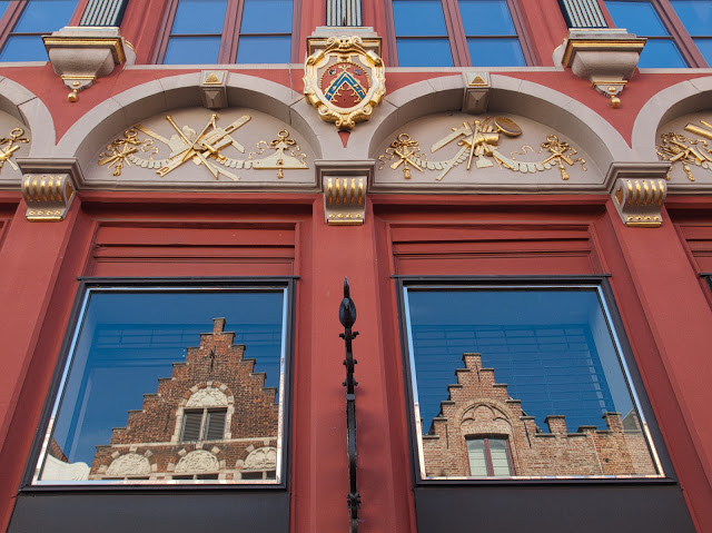 jiemve, Bruges, façade, reflets