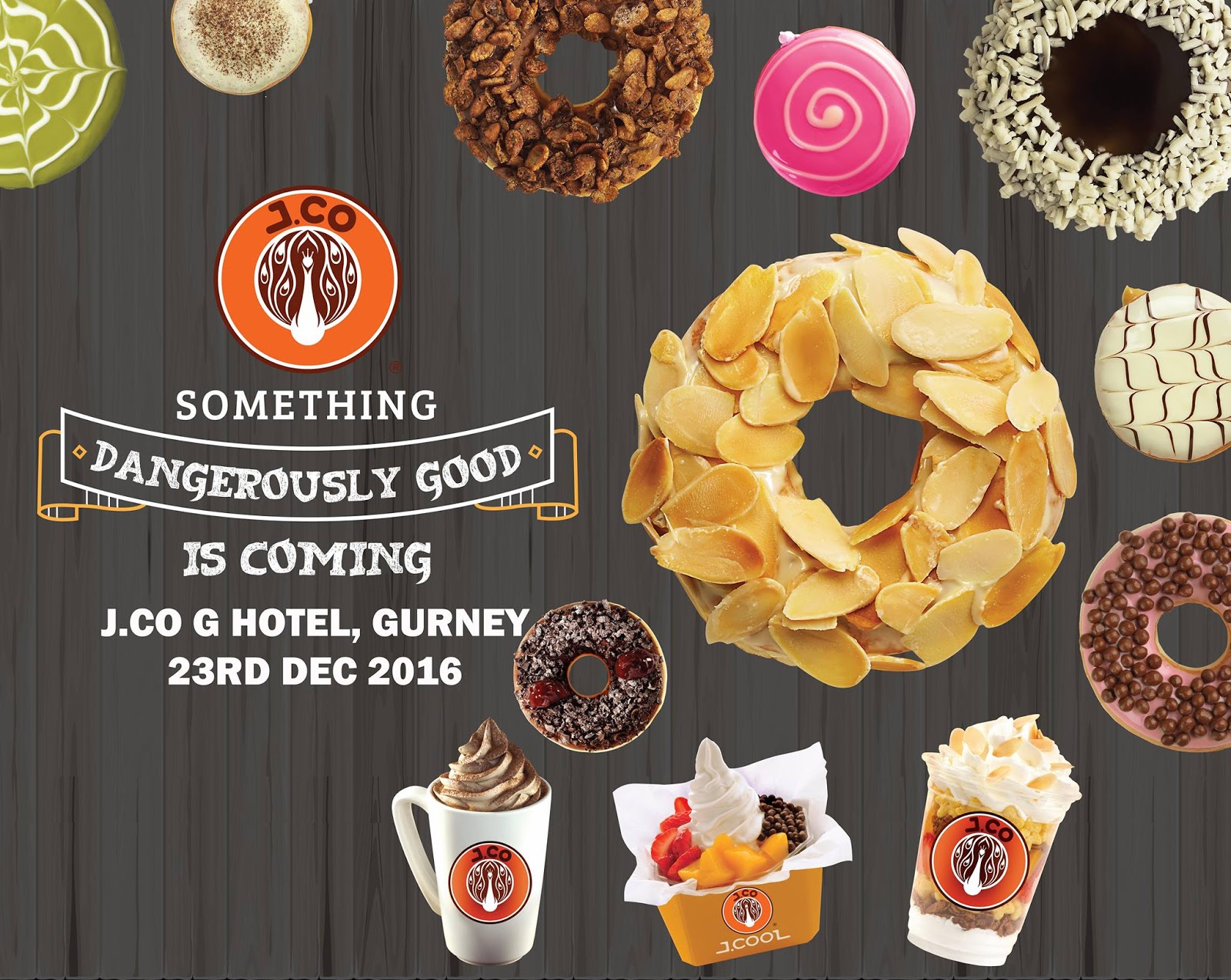 J.CO Donuts & Coffee Free Glazzy, Upsize & RM3 Discount 