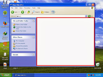 1Learn how to disable show or don't show hidden files and folders in windowsXP step14