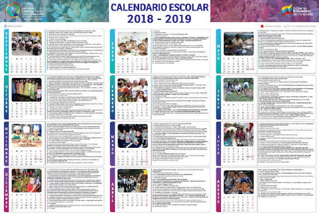 Calendario Escolar 2018 2019 MPPE