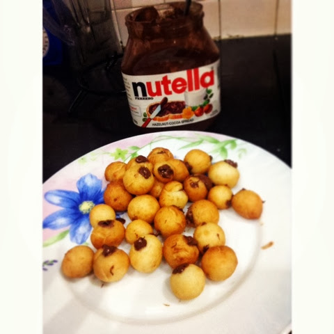 Fikrah ways: Resepi bebola donut berinti nutella / nutella 