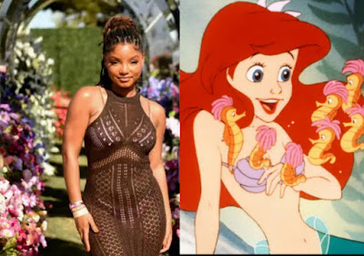 "The Little Mermaid" Halle Bailey in the lead role of Ariel