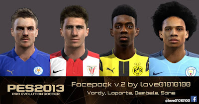 PES 2013 Facepack v.2 by love01010100