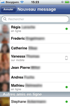 Discuter avec vos amis sur mobile avec Facebook Messenger