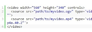 HTML 5 Video Code