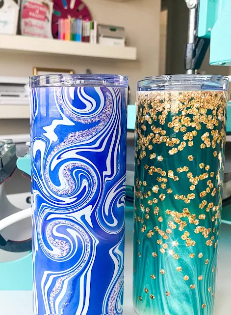 sublimation, silhouette and sublimation, mug press, tumblers, glitter tumblers