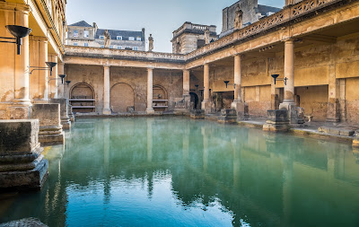 Roman Baths - Roman sites in England