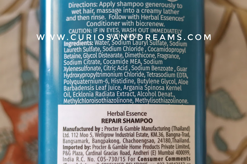 Herbal Essences Argan Oil Shampoo review, Herbal Essences Argan Oil conditioner review, Herbal Essences review, Herbal Essences india, Herbal Essences Argan Oil