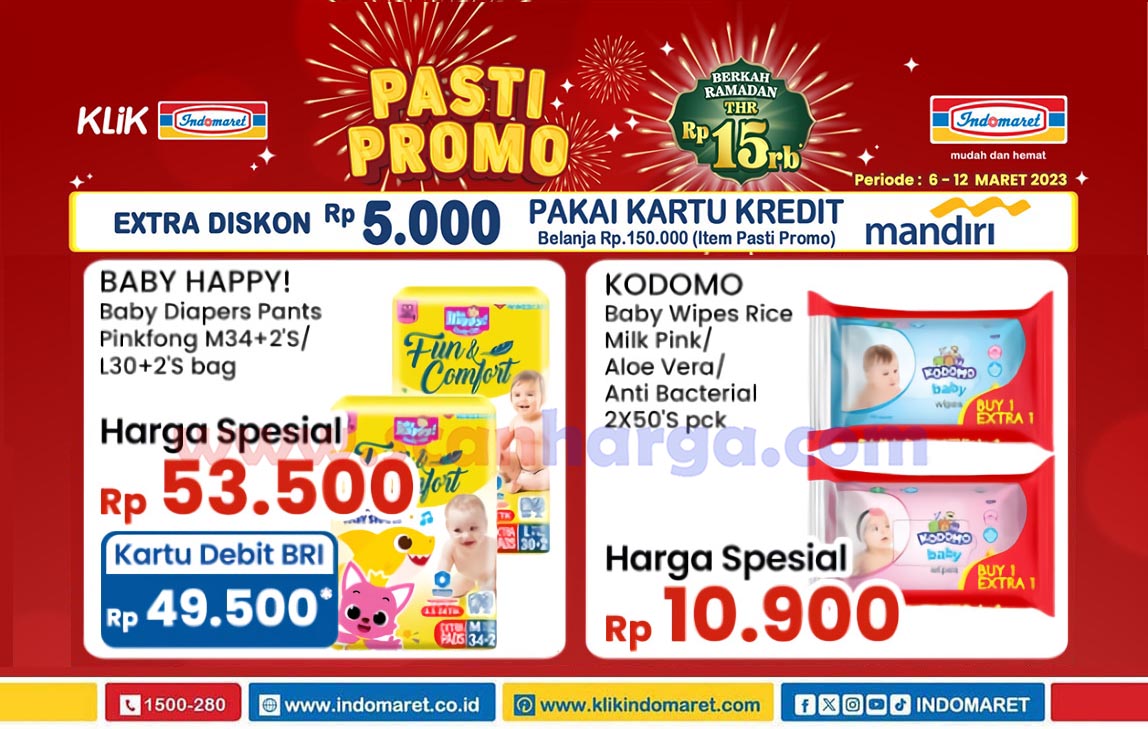 Promo Indomaret Pasti Heboh Harga Pampers 6 - 12 Maret 2024