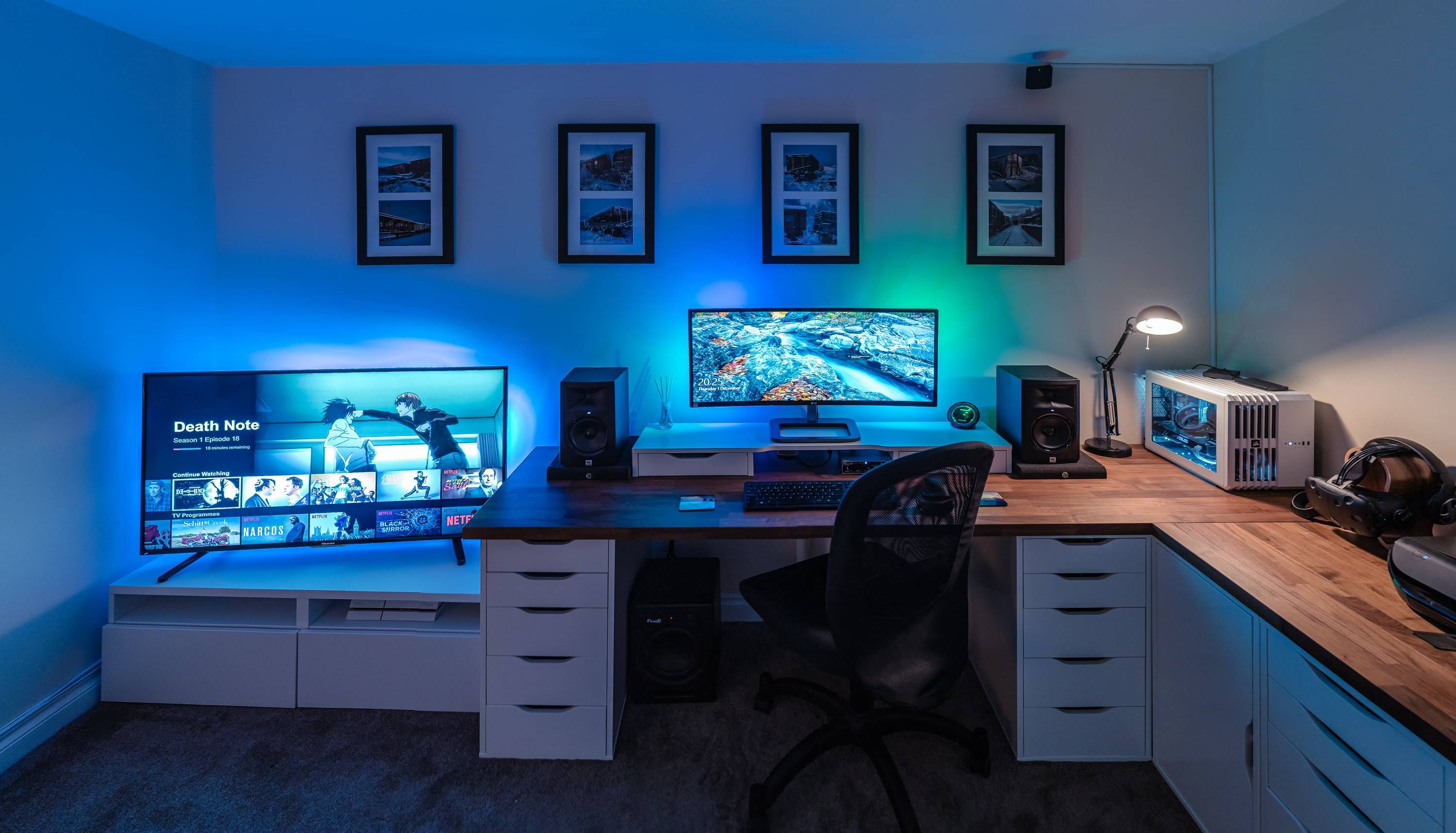 Amazing Video Game Room Decoration picture  - Freelancer and gamer computer room setup design picture for idea - mrlaboratory.info