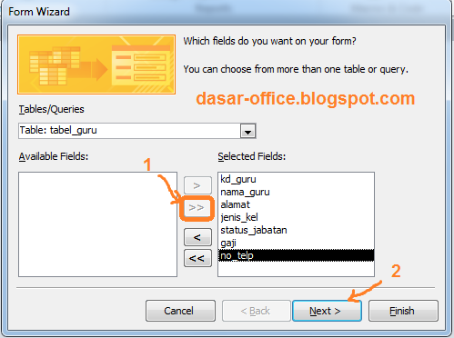 Tutorial Membuat Tabel Database Dengan Microsoft Access 