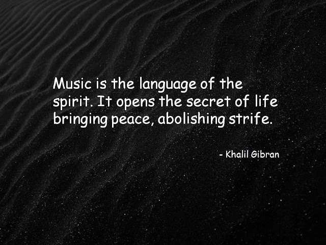 Music, the language of soul