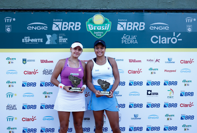 Nauhany Silva é campeã de duplas da Brasil Juniors Cup e levanta o maior título juvenil da carreira