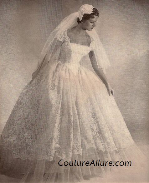  because you can't find the 1950s wedding dress you've been dreaming of