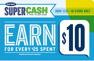 How does Old Navy Super Cash work?