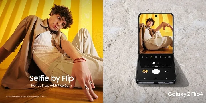 Your best summer unfolds with the Samsung Galaxy Z Flip4