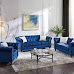 Blue Sofa Set