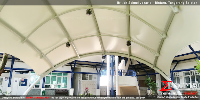 kontraktor atap membran tensile tent tension membrane structure canopy membran tenda membran jakarta indonesia tenda untuk alfresco tenda untuk check point tenda untuk rooftop tensile membrane structure tension membrane structure