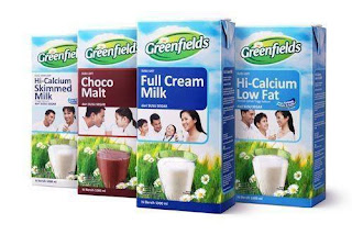 home delivery greenfields, jual susu greenfields, susu anak, uht greenfields