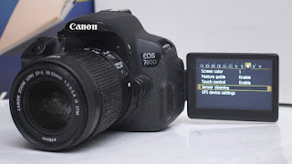 Jual Kamera Canon 700D TouchScreen Lensa STM Fullset