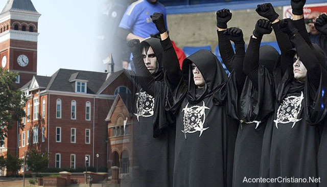 Estudiantes satanistas en universidad