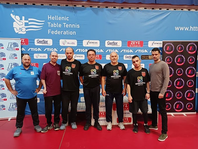 Πανελλήνιο Para Table Tennis: Με πέντε μετάλλια επέστρεψε στη Βέροια η αποστολή του "Εν Σώματι Υγιεί"