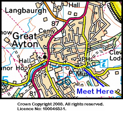 Map of Great Ayton Area