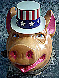 a pig mask