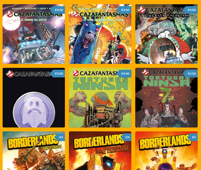 Cómics digitales en Fandogamia.