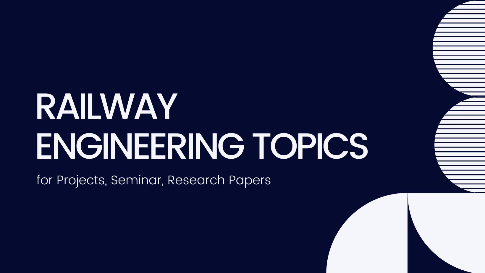 railway engineering thesis topics