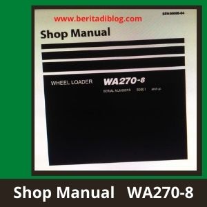 Wheel Loader wa270-8 shop manual komatsu