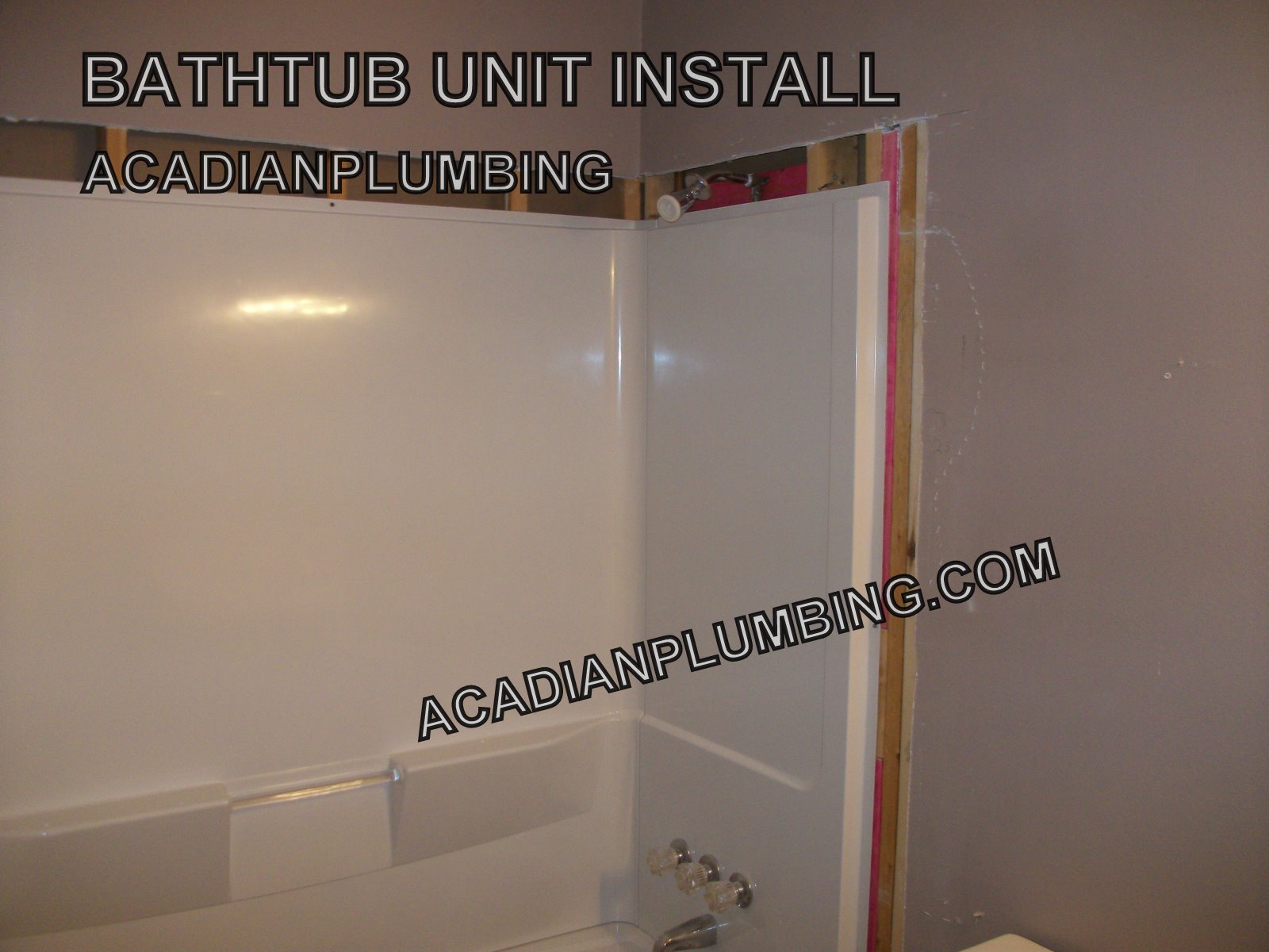 bathroom shower faucet Acadian Plumbing Baton Rouge bathroom shower unit change outs leaks