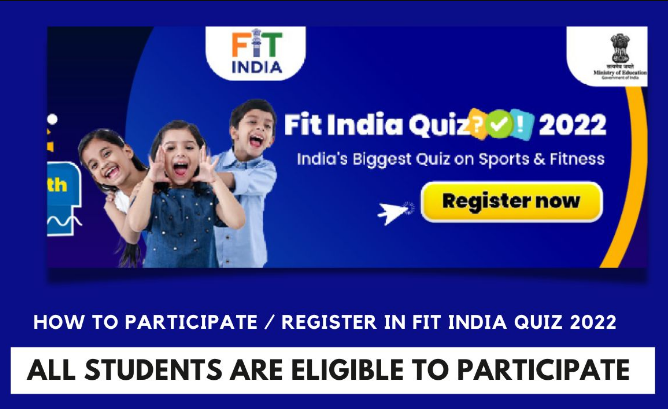 SAI Fit India Quiz 2022 Registration Start Now , Online Form, Get Prize Money @ fitindia.gov.in