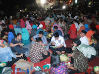 Kenduri Massal Seribu Tumpeng Warnai Peringatan Hari Jadi Kudus