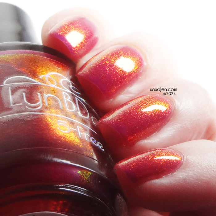 xoxoJen's swatch of LynB Designs Kiss the Sun, Fight the Fire